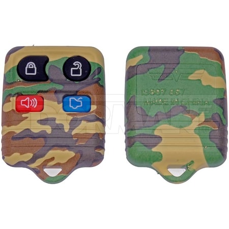 Motormite Keyless Remote Case Replacement Green Ca, 13607Gnc 13607GNC